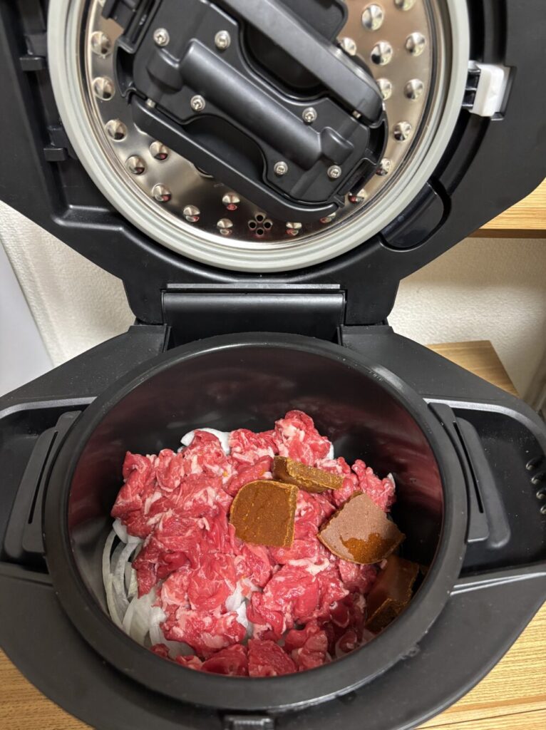 ホットクック　内鍋　ハヤシライス　材料